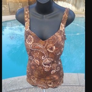 MAXINE Swimwear Plus Size Swimsuit 16 Full figure
